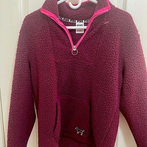 VS PINK Sherpa 1/4 Zip